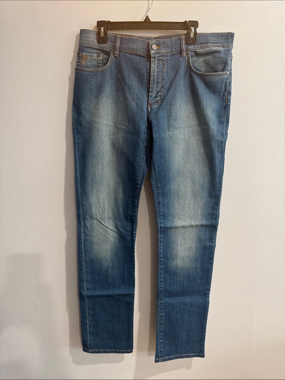 Versace Slim Straight Men’s Jeans - Blue Wash size 36